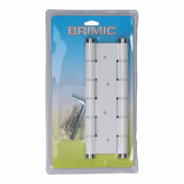 Hængsel Micel BS10 M57001 Hvid Aluminium 180 x 33 mm Doubleaction