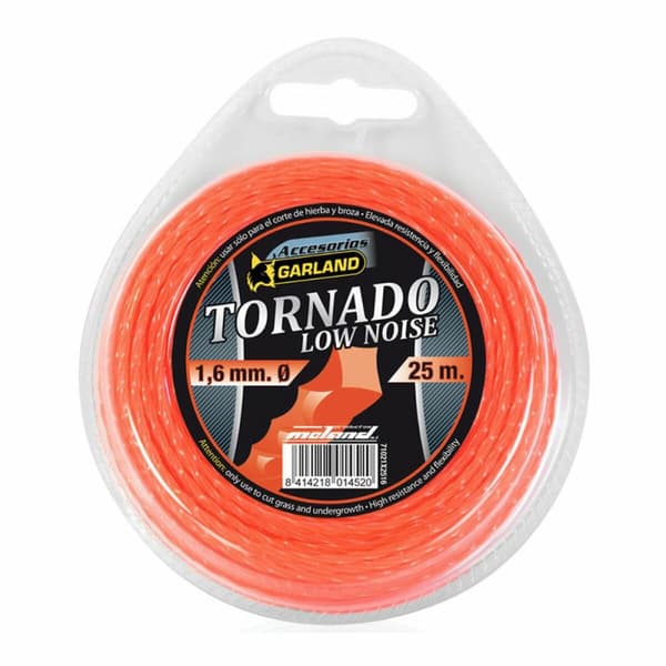 Tråd till trimmer Garland Tornado X 71021X2516 25 m 1,6 mm Låg bullernivå