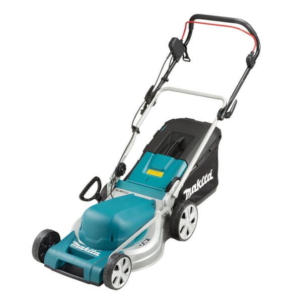 Makita Plæneklipper ELM4121 - Kraftfuld og pålidelig plæneklipper til effektiv græsslåning.