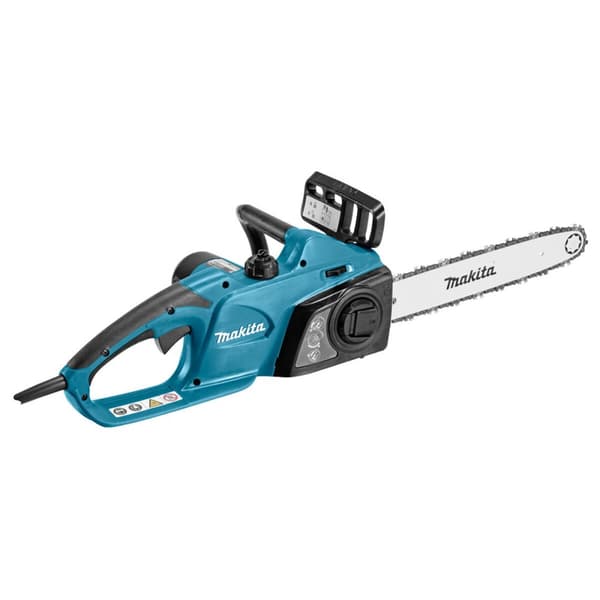 Makita UC3541A Moottorisaha - Tehokas 1800 W sähkömoottorisaha tehokasta työskentelyä varten. Ihanteellinen puun kaatamiseen ja sahaamiseen.