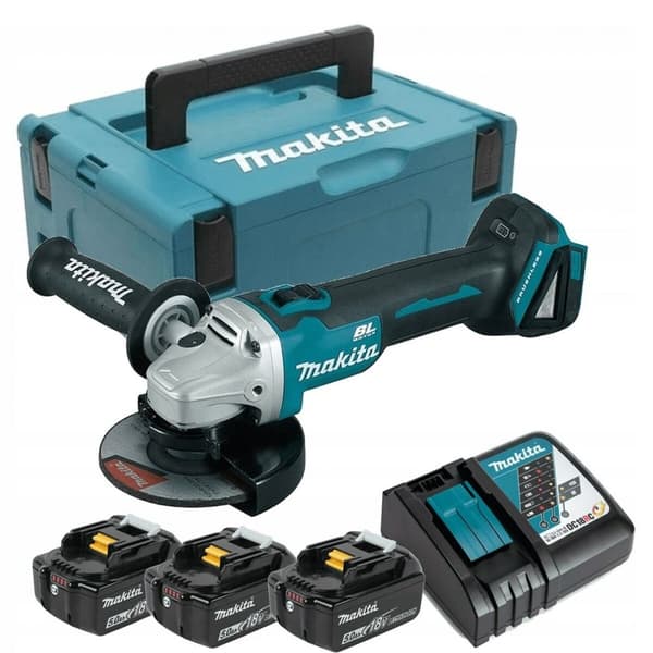 Makita Kulmahiomakone DGA504RT3J 125 mm - Tehokas ammattikäyttöön tarkoitettu hiomakone. Helppo käsitellä ja tuottaa täydelliset tulokset joka kerta.