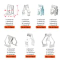 Miniatyrbillede 5 af 5: Metalclips 70-pak