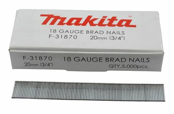 MAKITA PINS 18GA 1,0x20mm / 5000 stk.