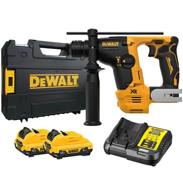 DEWALT HAMMERBORING 12V 1,1J BORING 2x3,0Ah DCH072L2