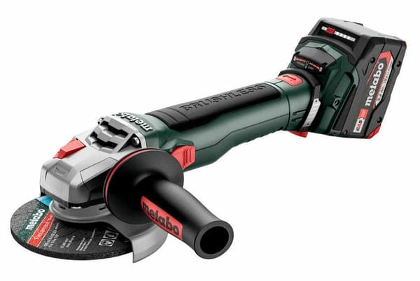 METABO.VINKELSLIBER WB 18 LT BL 11-125 QUICK 2x5,2Ah METABOX
