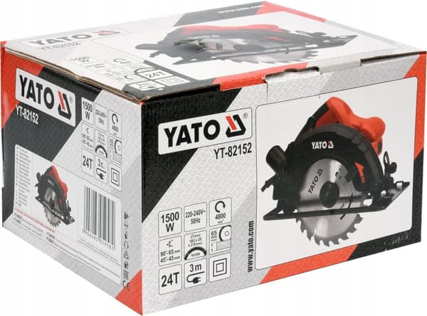 YATO RUNDSAV 185mm 1500W