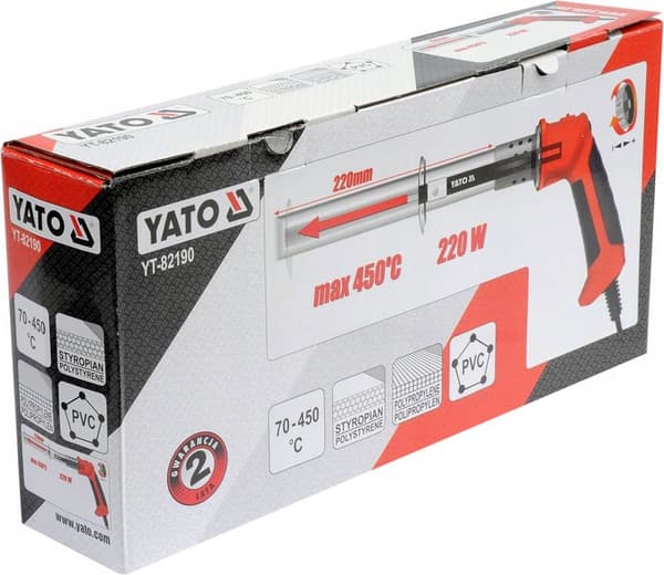 YATO TERMISK KNIV TIL STYROFOAM / PVC / PP