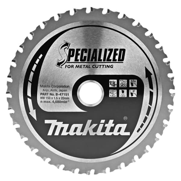 MAKITA RUNDSAV 150x20x32z TIL METAL