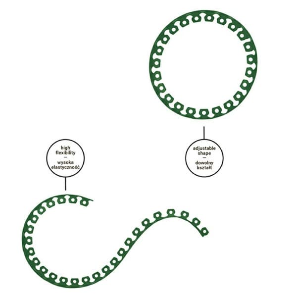 NUROHONREUNASETTI 40mm EASY BORDER GREEN