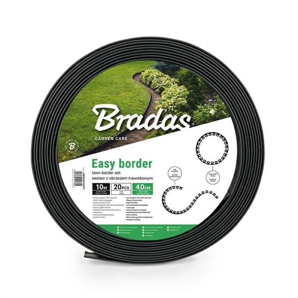 GRÄTTKANTSETT 40mm LÄTT BORDER SVART