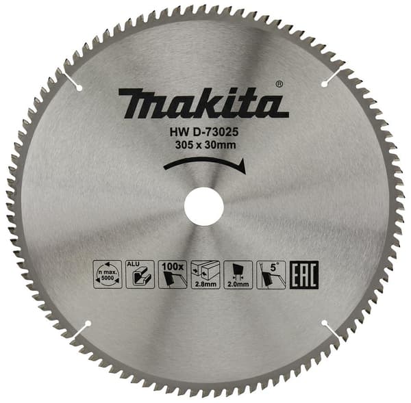 MAKITA RUNDSAVE TIL ALUMINIUM 305x30x100z ØKONOMI