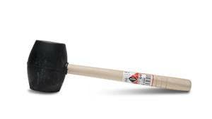 RUBI RUBBER HAMMER BLACK SOFT 500g