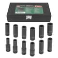 Miniatyrbild 2 av 2: ROCKFORCE LONG IMPACT SOCKETS 12 st 1/2" 10-24mm / CASE