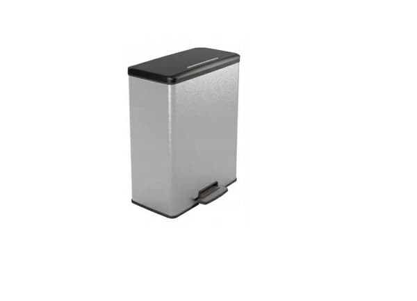 CURVER SOPBEHÅLL MED PEDAL 65L /IML METALLISERAD
