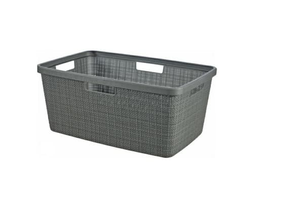 CURVER JUTE STRYGEKURV 46L / MØRKEGRÅ