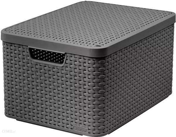 CURVER BASKET L KANSELLINEN 30L / TUMMANHARMAA