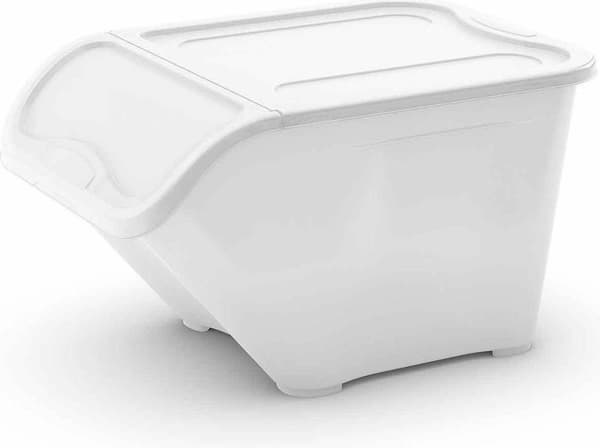 KETER ALL IN BOX OPLØSNING KURV L 39L MÆLKET HVID