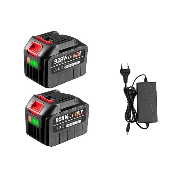 Uudelleenladattava litiumakku, 15000mAh kapasiteetti, EU-pistoke, 1x928VF-1 laturi