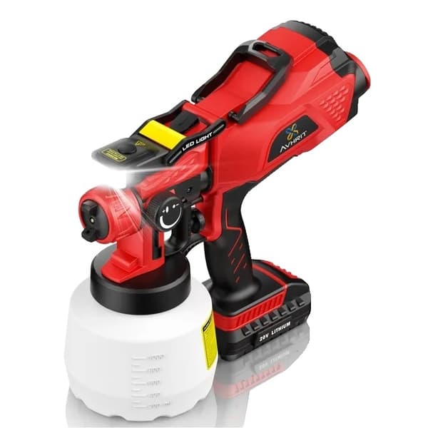 Elektrisk Trådlös HVLP-sprutpistol, Portabel, Perfekt för Gör-det-själv-projekt, Spraypistol 1200ML