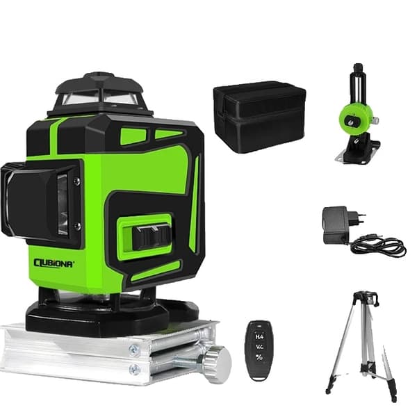 Vihreä laser-taso, 360 vaakasuora pystysuora ristiviiva, itsetasaus, IE12S DC11G
