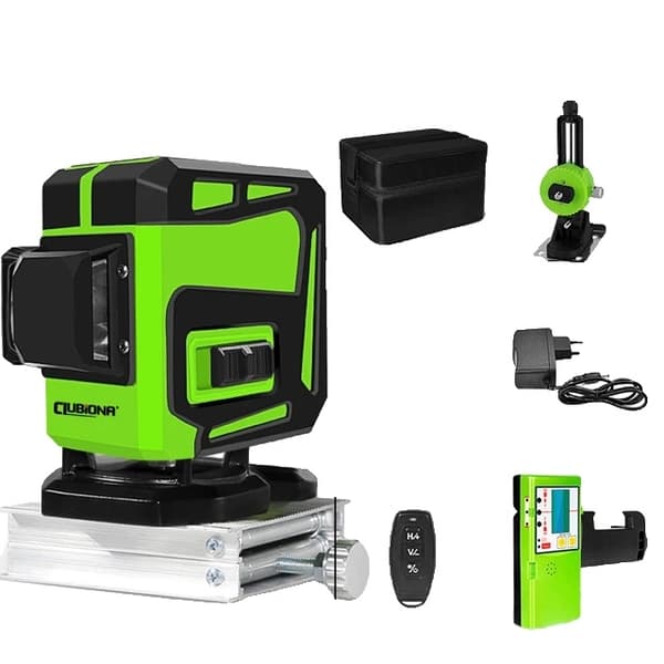 Vihreä laser-taso, 360 vaakasuora pystysuora ristiviiva, itsetasaus, IE12S DC11G IE12C DC11G