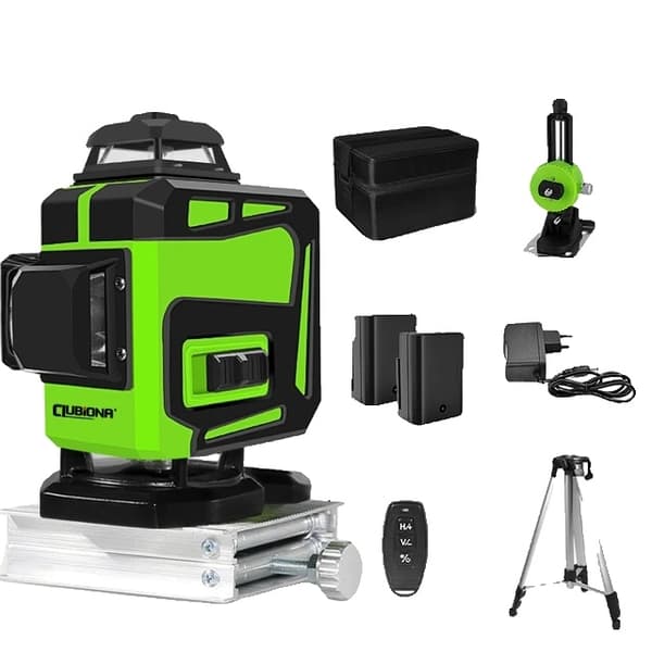 Vihreä laser-taso, 360 vaakasuora pystysuora ristiviiva, itsetasaus, IE12S DC11G