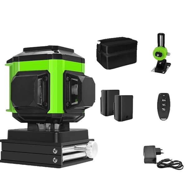 Vihreä laser-taso, 360 vaakasuora pystysuora ristiviiva, itsetasaus, IE12S DC11G