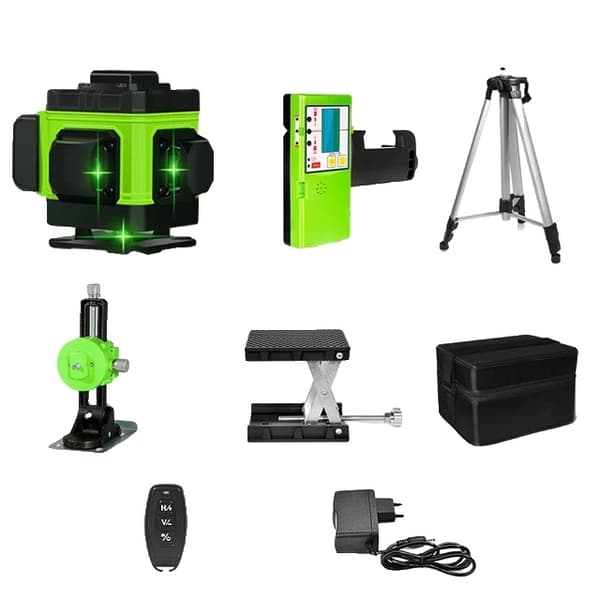 Laser Niveau, Fjernbetjening, Grøn Linje, IE12G-BL12-H15 IE12A-DC11G-H15