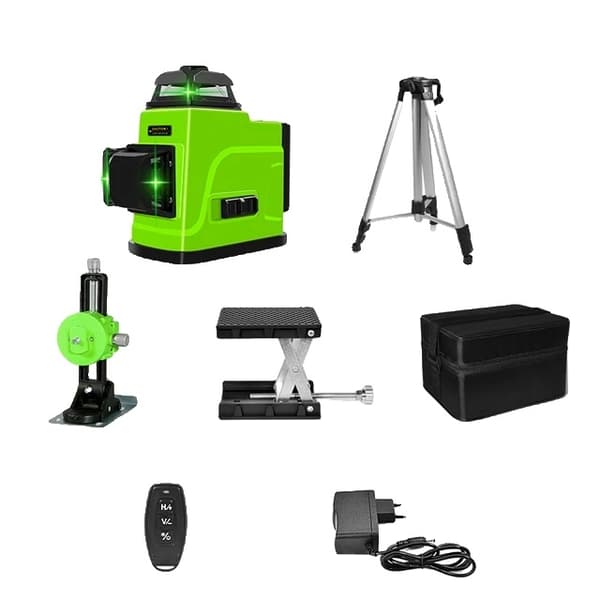 Laser Niveau, Fjernbetjening, Grøn Linje, IE12G-BL12-H15