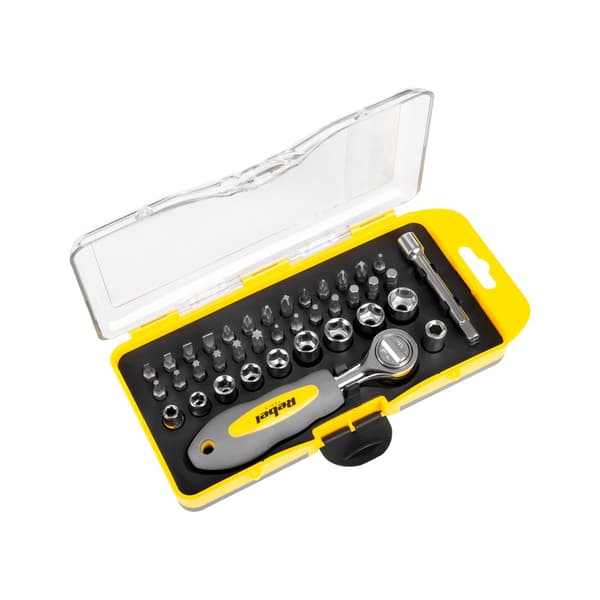 Set med bits och spärrhylsor 38 st.