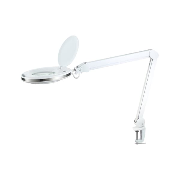 Værkstedslampe med forstørrelsesglas 10W, 6500K