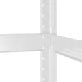 Miniatyrbild 6 av 10: Lagerhylla i metall 180x90x40 vit Rebel
