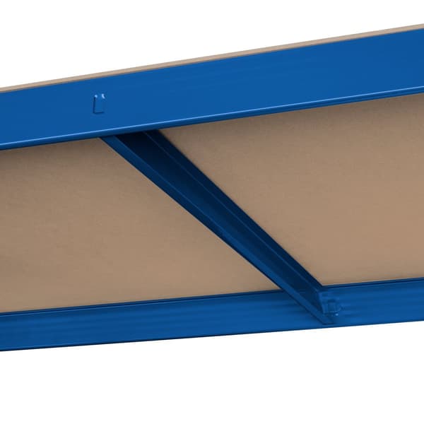 Metallinen varastohylly 180x90x40 sininen Rebel