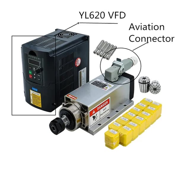 Karanmoottorit, neliönmuotoinen ER20-suunnittelu, ilmajäähdytysteknologia, 220V, Aviation YL620
