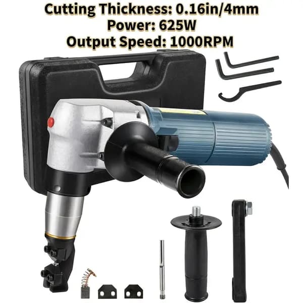 Elektrisk Metal Nibbler, 380W Effekt, 18MM Skæretrykkelighed, 625W