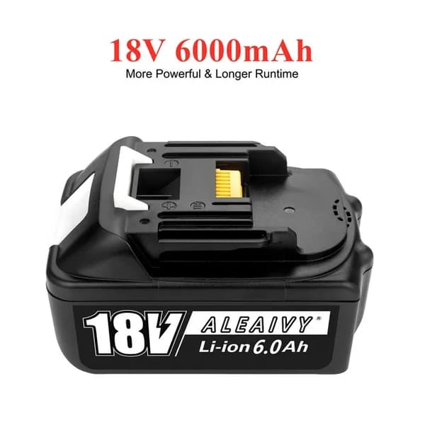 Makita 18V Batteri, 8000mAh Kapacitet, LED Indikator, 1 st 6,0Ah