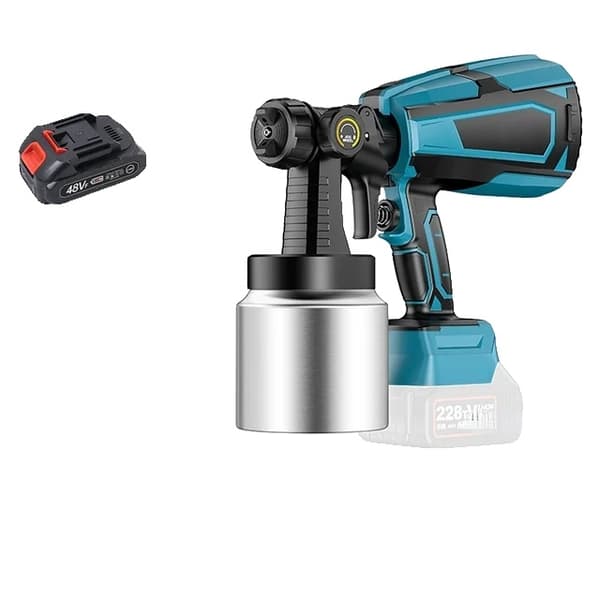 Elektrisk sprutpistol, 42000RPM motor, 5 munstycken, Ett batteri