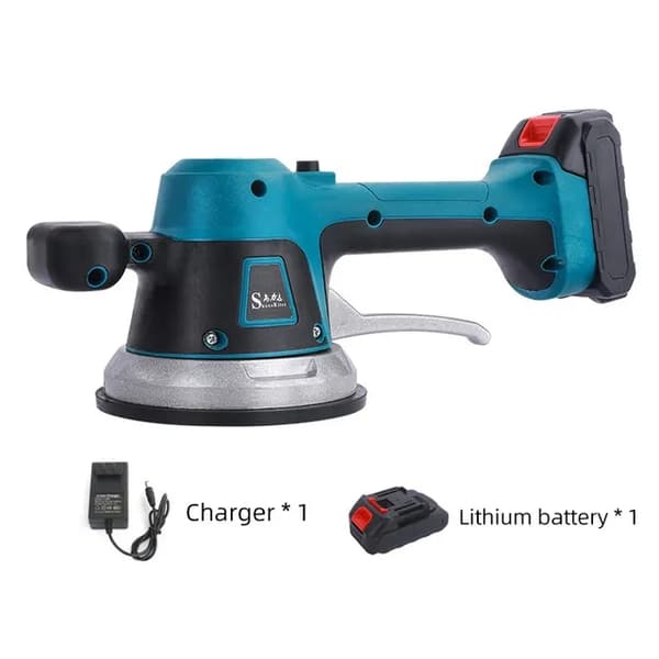 Gulvvibrator, 200 kg kapacitet, 6 hastighedsniveauer, Med 1 batteri