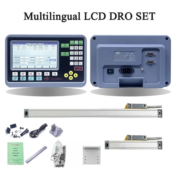 Digital avläsning, 3-axlig LCD-display, 3 stycken linjärskala kodare, GCS908-3 lcd dro set