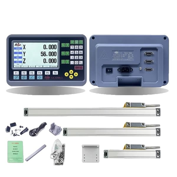 Digital avläsning, 3-axlig LCD-display, 3 stycken linjärskala kodare, GCS908-3 lcd dro set GCS908-3 lcd dro set