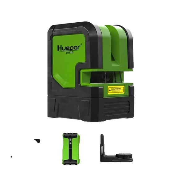 Laser Niveau Kit, Grøn Stråle, Selvnivellerende, Sæt 3