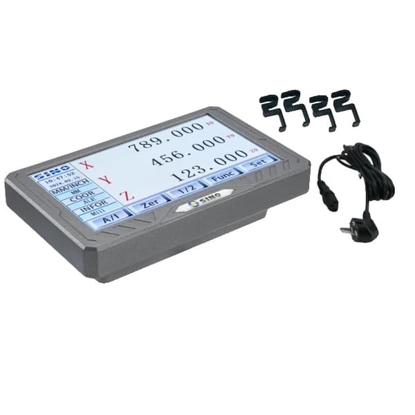 Digitalt display, fuld touchskærm, metalcover, SDS200S DRO