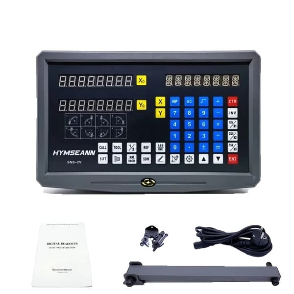 Digitaalinen näyttö, AC110V/220V näyttö, 0-1000mm lineaarinen asteikko kooderi, 0005mm täydellinen pakkaus