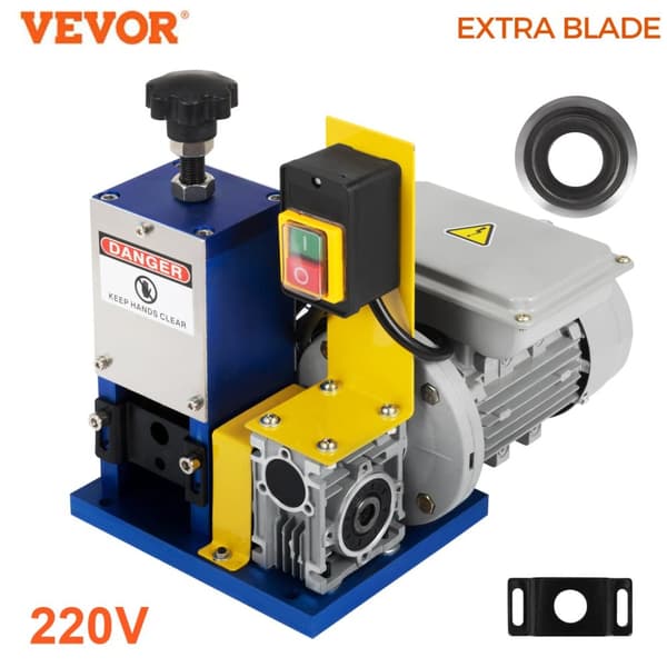 Sähköinen johdon kuorintakone, kuorii 15-25mm kaapelia, 220V/110V virtasyöttö, Punainen