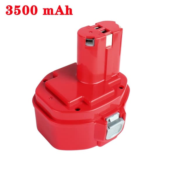 Uppladdningsbart batteri, 144V kapacitet, kompatibelt med Makitas elverktyg., Röd
