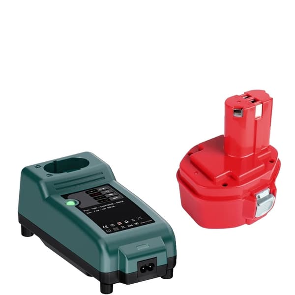 Uppladdningsbart batteri, 144V kapacitet, kompatibelt med Makitas elverktyg., Röd