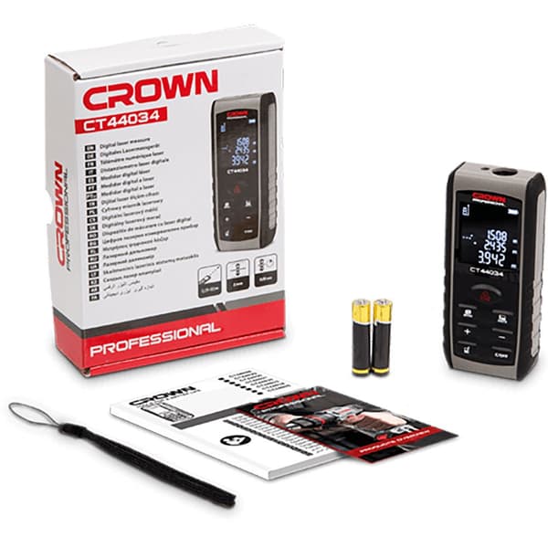 Crown Lasermåler Ct44034 80 M
