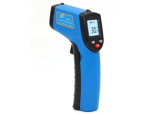Pyrometer - lasertermometer Fra-50 Til 530°C BENETECH Blå