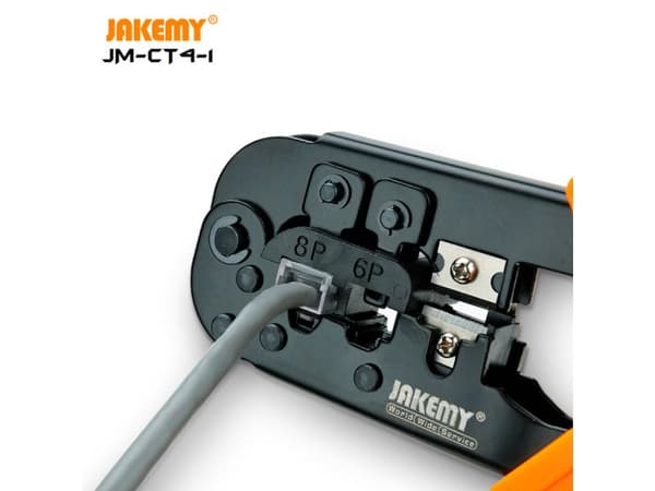 Professionel crimper til kabler og stik RJ45 RJ12 RJ11 Jakemy