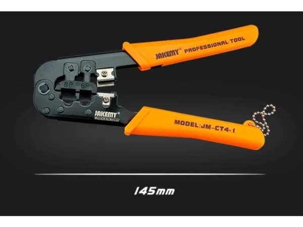 Professionel crimper til kabler og stik RJ45 RJ12 RJ11 Jakemy
